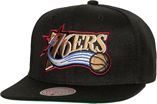 Mitchell & Ness NBA czapka Snapback Side Jam HWC Philadelphia 76ers Black, czarny, jeden rozmiar