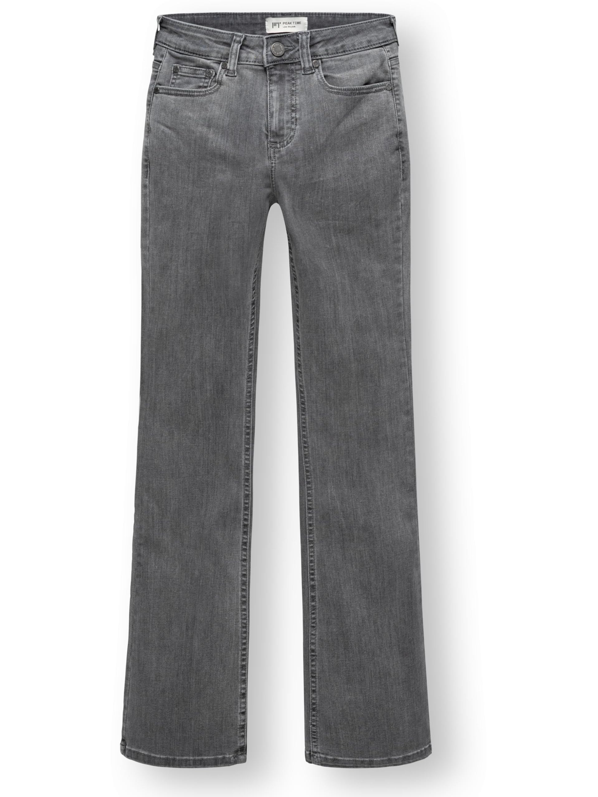 Peak Time Damen elastische Bootcut Jeans Mid Waist mit Bio-Baumwolle (GOTS Zertifiziert) Zenita