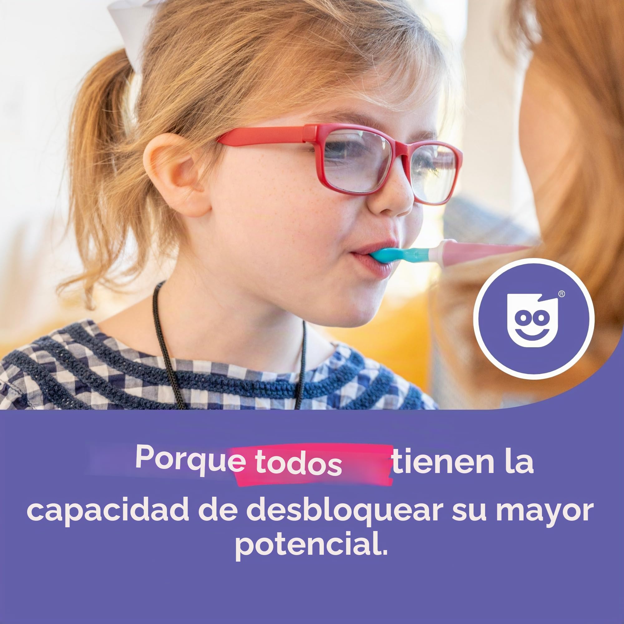TalkTools Sensi - Herramienta esencial para terapia motora oral, herramienta de vibración sensorial con punta masticable texturizada para estimulación oral, alimentación de niños y adultos, habla y