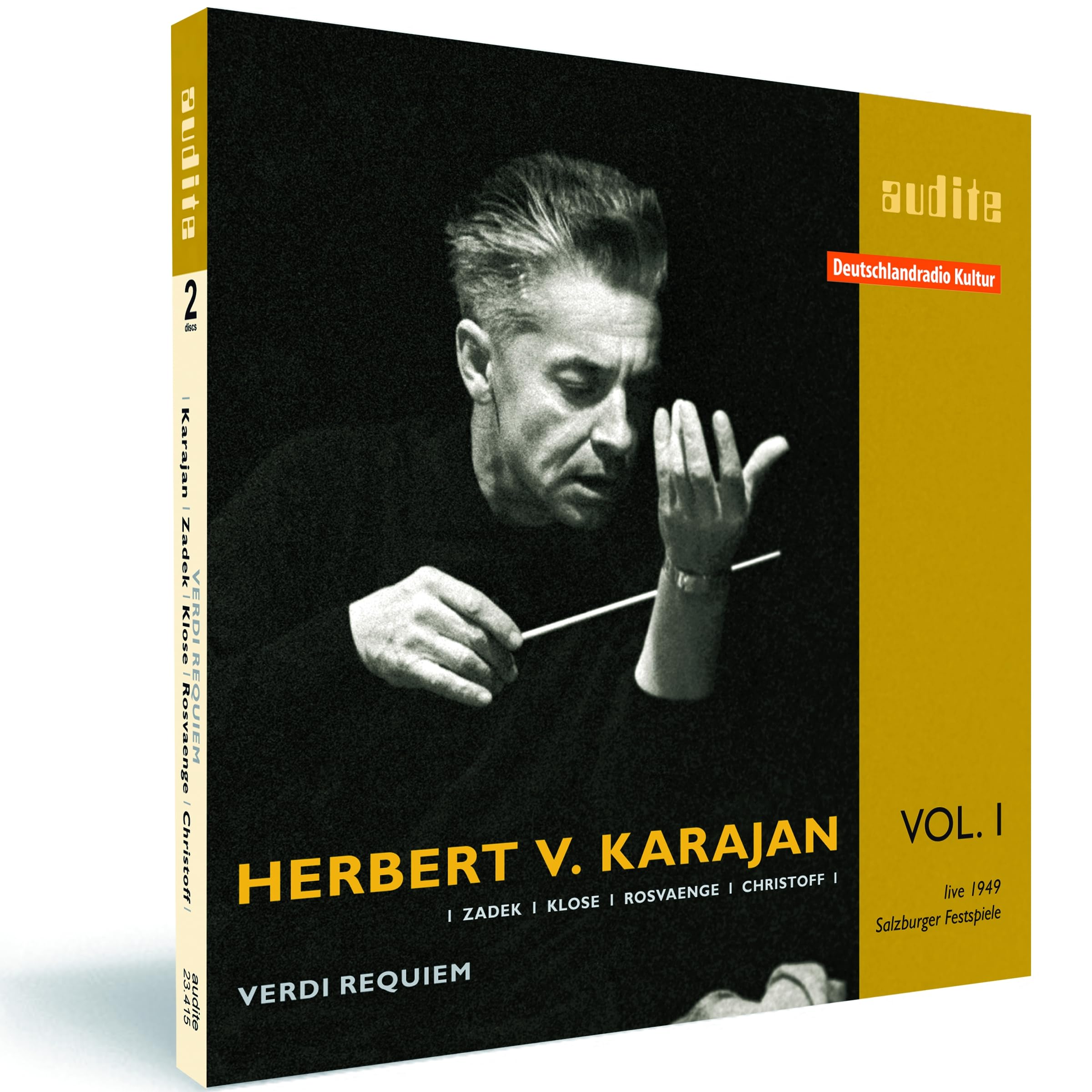Verdi - Requiem (Zadek, Klose, Rosvaenge, Christoff / Herbert von Karajan, Live 1949, Salzburg Festival)