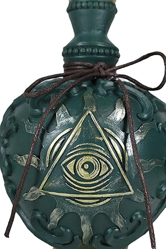 Miniatura 6 de Ebros Gift Oculto Wicca Pirámide Espiritual Hélice Solar Todo Lo Que Ve Ojo de Providencia Poción Imitación Botella Decoración Estatuilla Brujas