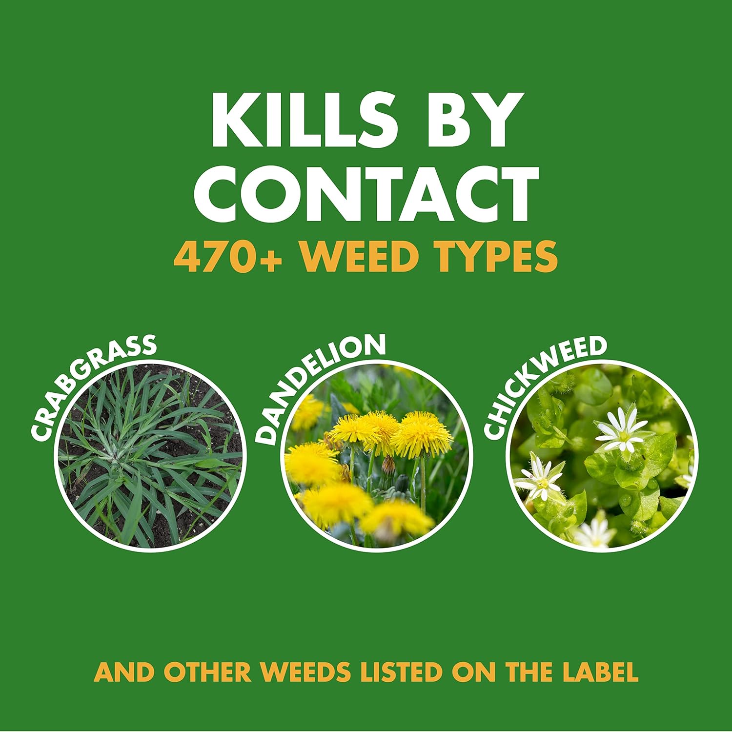 Spectracide Weed Stop For Lawns Plus Crabgrass Killer, 1 Gallon, Ready-To-Use Formula Kills More Than 470 Types Of Weeds As Listed Including Dandelion, Chickweed, Clover, Crabgrass And Yellow Nutsedge
