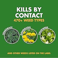 Vista 3 de Spectracide Weed Stop para césped + concentrado herbicida para digitaria, 32 oz, paquete de 6 unidades, transparente