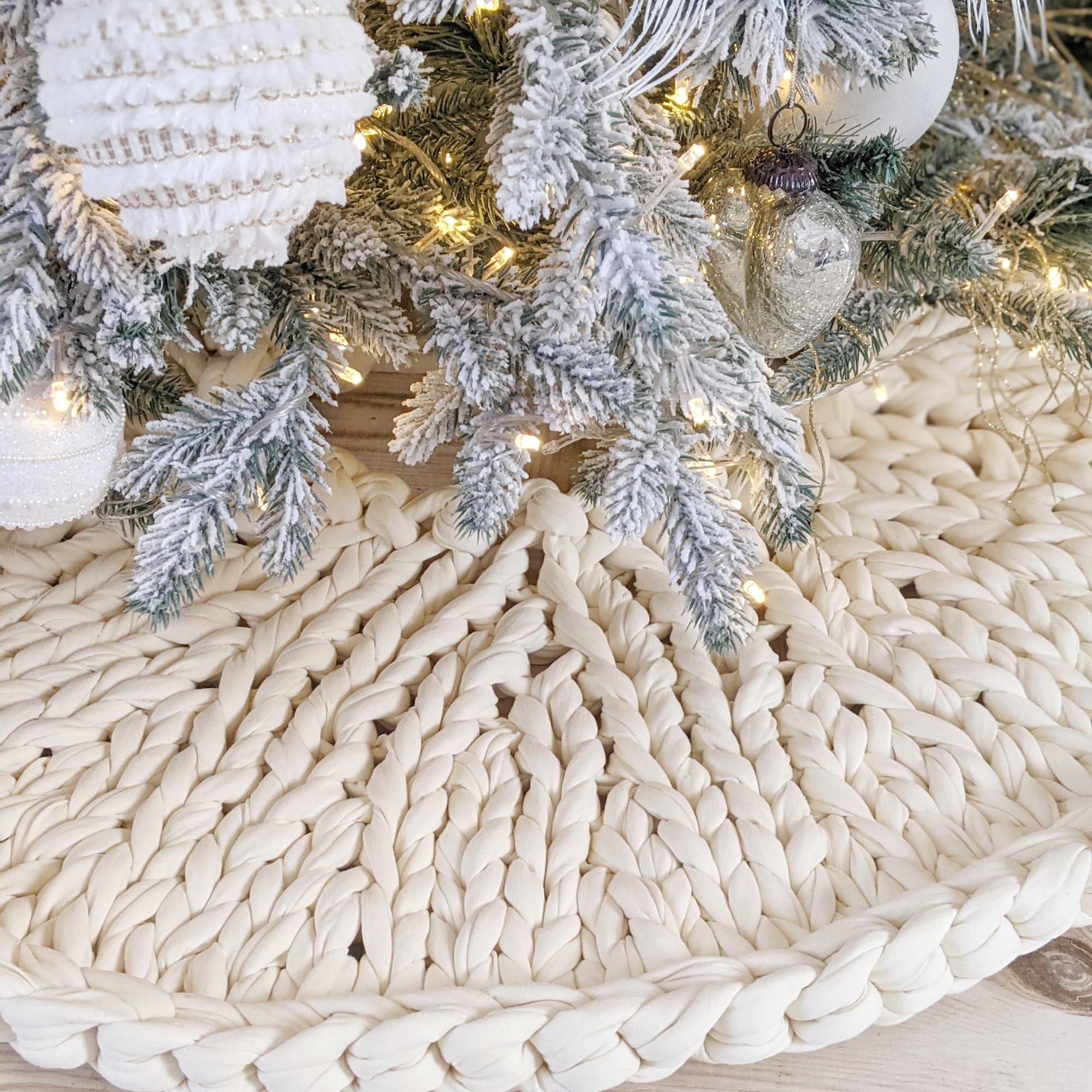 Arm Knitting Giant Yarn - Filato di cotone jumbo per magliette, 1,5 kg, per lavori fai da te, tessitura, progetti all'uncinetto, morbido tessuto ecologico, vaniglia