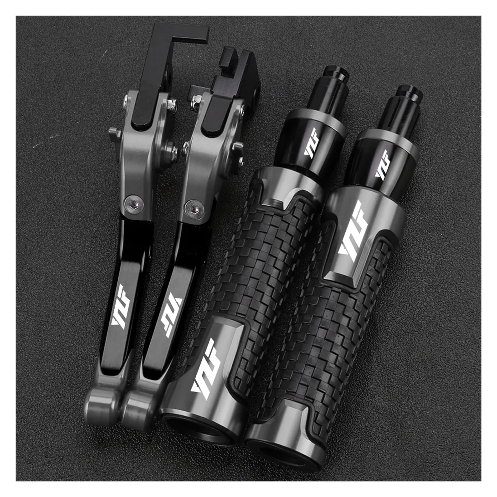 Fsjgbnhokvn Dd4 Motorcycle Brake Clutch Lever For Yzf-R1 Yzfr1 Yzf R1 R1m/R1s 2015-2024 Yzf R6 Yzf-R6 Yzfr6 2017-2024 Motorcycle Brake Clutch Levers Handlebar Grips(Dd4)