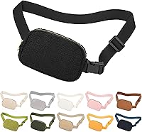 Vista 87 de Riñonera cruzada para mujeres y hombres, bolsa para cinturón para senderismo con correa ajustable, riñonera para correr, entrenamiento, deportes