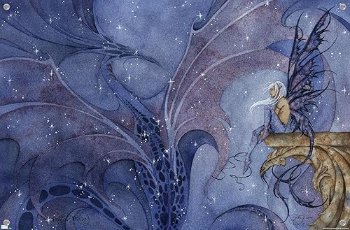 Miniatura 4 de Trends International Amy Brown - Dream Dragon Wall Poster, 14.72" x 22.37", Premium Poster & Push Pin Bundle