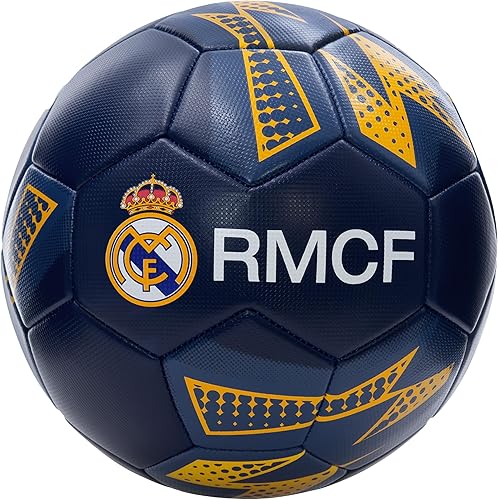 Icon Sports Balón de fútbol oficial del Real Madrid CF - RM95BL azul marino, talla 5