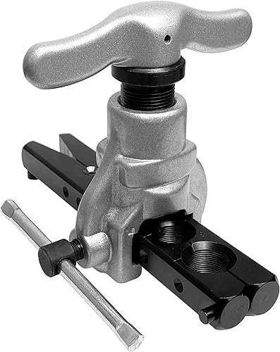 HFS (R Flaring Tools Set Tubing Pipe 6 Dies Sizes 14 "516" 38" 12" 58" 34" Kit de tipo cono excéntrico para aplicaciones de línea de freno de gas de