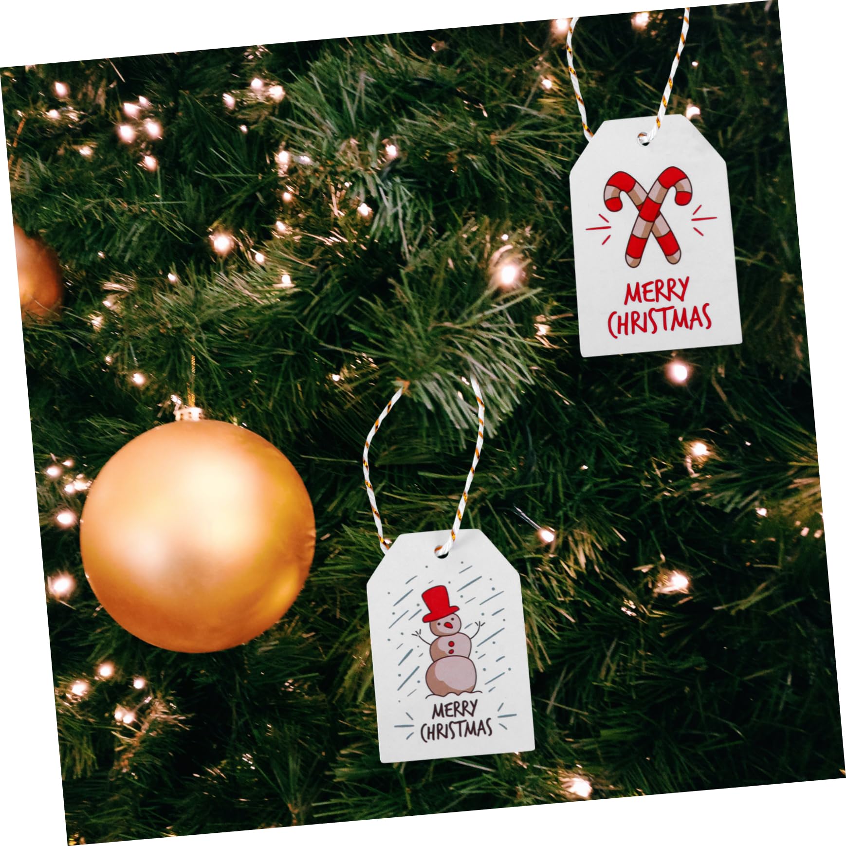 FRCOLOR 900stücke Weihnachtsaufkleber Mit Schnur Festliche Papieranhänger Für -projekte Und Weihnachtsbaumdekoration Bunte Designs Weihnachtsmann Und Zuckerstange