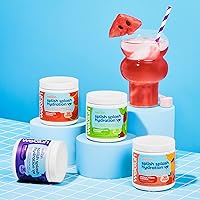 Vista 5 de Wellah Splish Splash - Mezcla de bebida de electrolitos de hidratación (sabor a uva, 30 porciones)