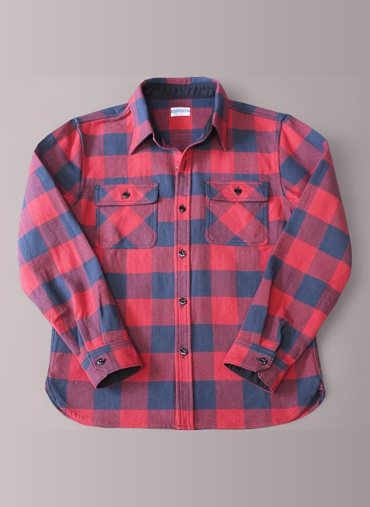 Amazon.co.jp: [THE FLAT HEAD] フラットヘッド ネルシャツ FN