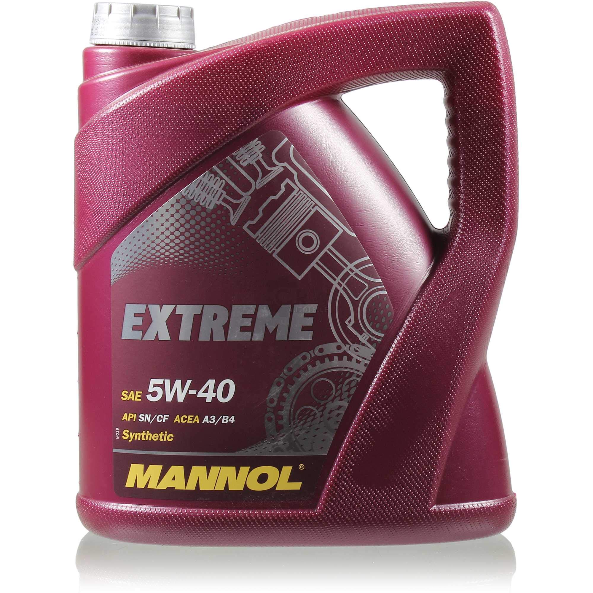 10 Liter Original MANNOL Motoröl Extreme 5W-40 API SN/CF Öl 11191910