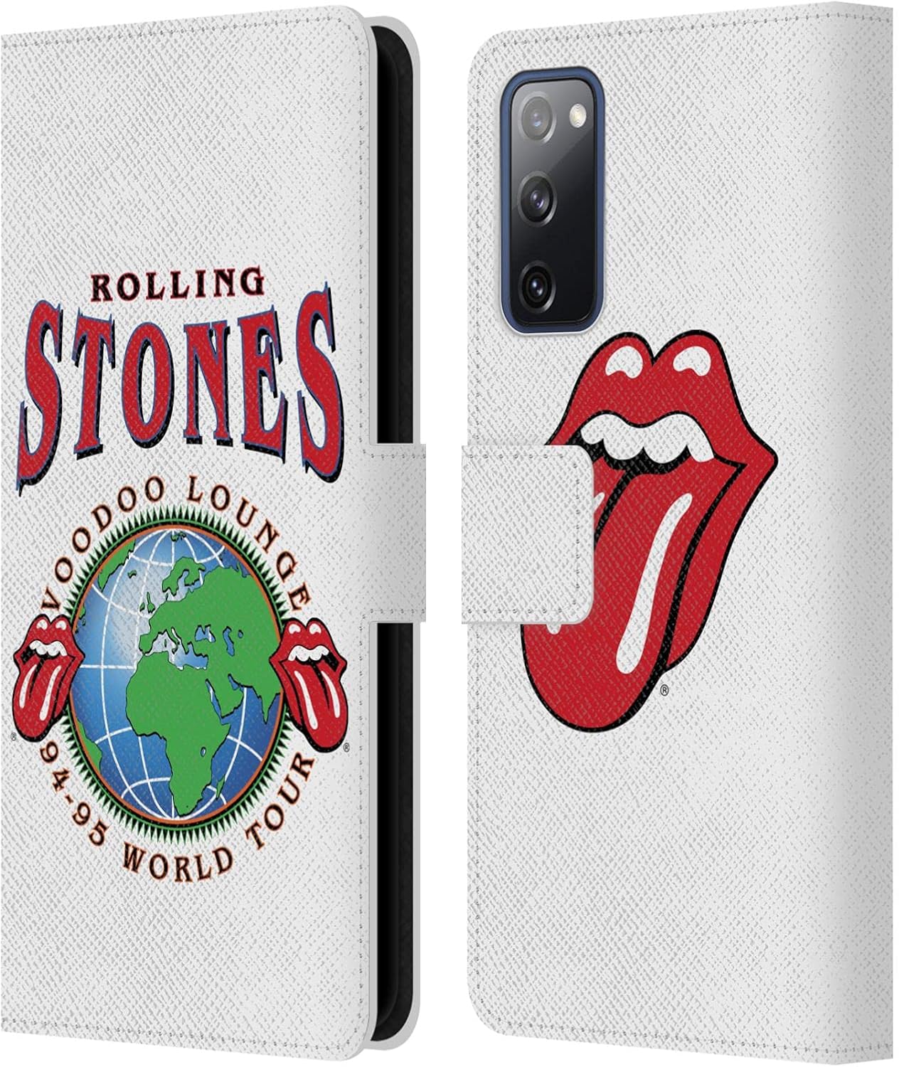 Head Case Designs Officially Licensed The Rolling Stones Voodoo Lounge 1994 Tours Leather Wallet Case Compatible with Samsung Galaxy S20 FE / 5G