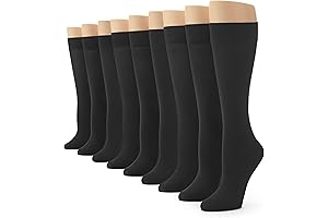 No Nonsense Women's Silky Trouser Socks, Size 9-11