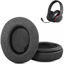 Sound BlasterX H6 Headset Ear pads replacement Compatible with Creative Sound BlasterX H6 7.1 USB Gaming HeadsetTextile fabric and Memory Foam ear cushions