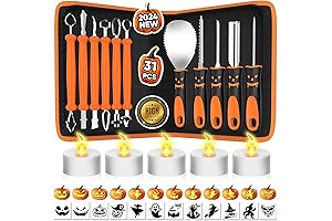 Halloween Pumpkin Carving Kit Stencils: Elevate Your Pumpkin Masterpieces
