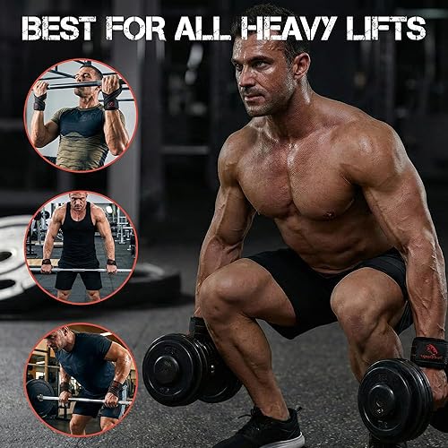 Miniatura 6 de Figura 8 Correa de elevación acolchada correas de levantamiento de peso muerto resistentes Correas de levantamiento de pesas Strongman Axle Bar