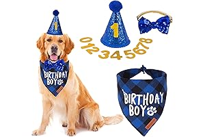 ADOGGYGO Dog Birthday Party Supplies for Large Dogs: Celebrate Your Furry Friend's...