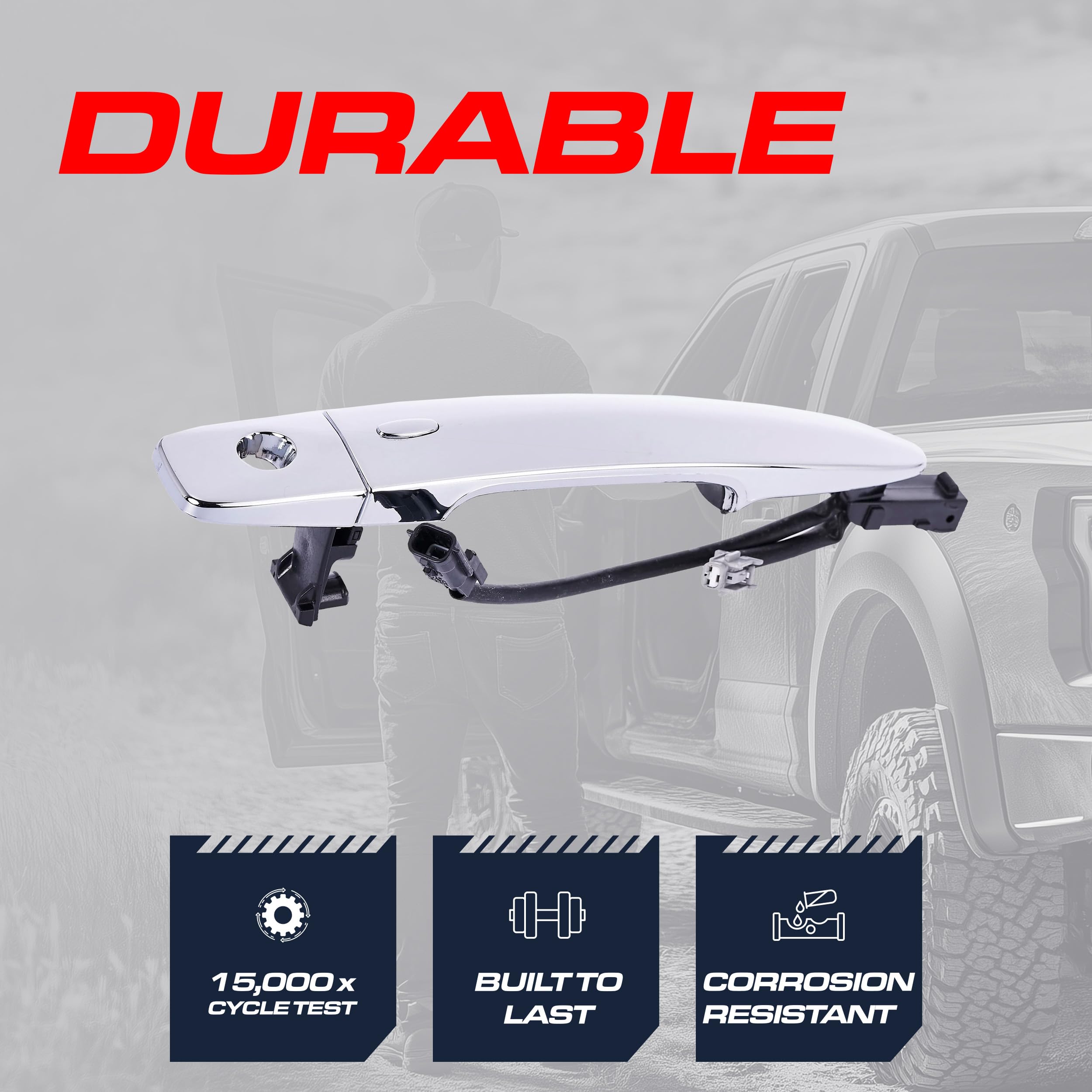 Amazon.com: Master Tailgaters Exterior Door Handle Chrome