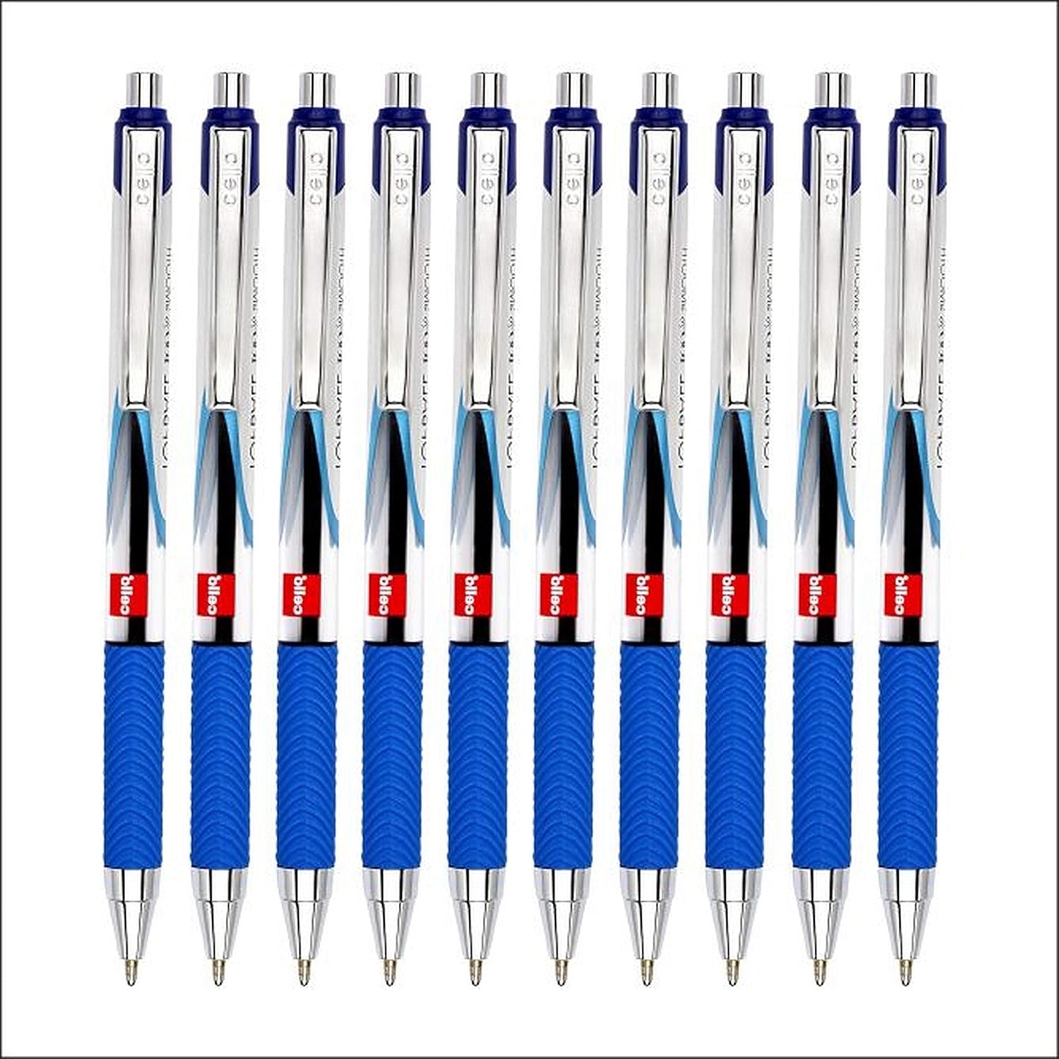 Cello Topball Click Ball Pen - Pack of 100 (Blue)