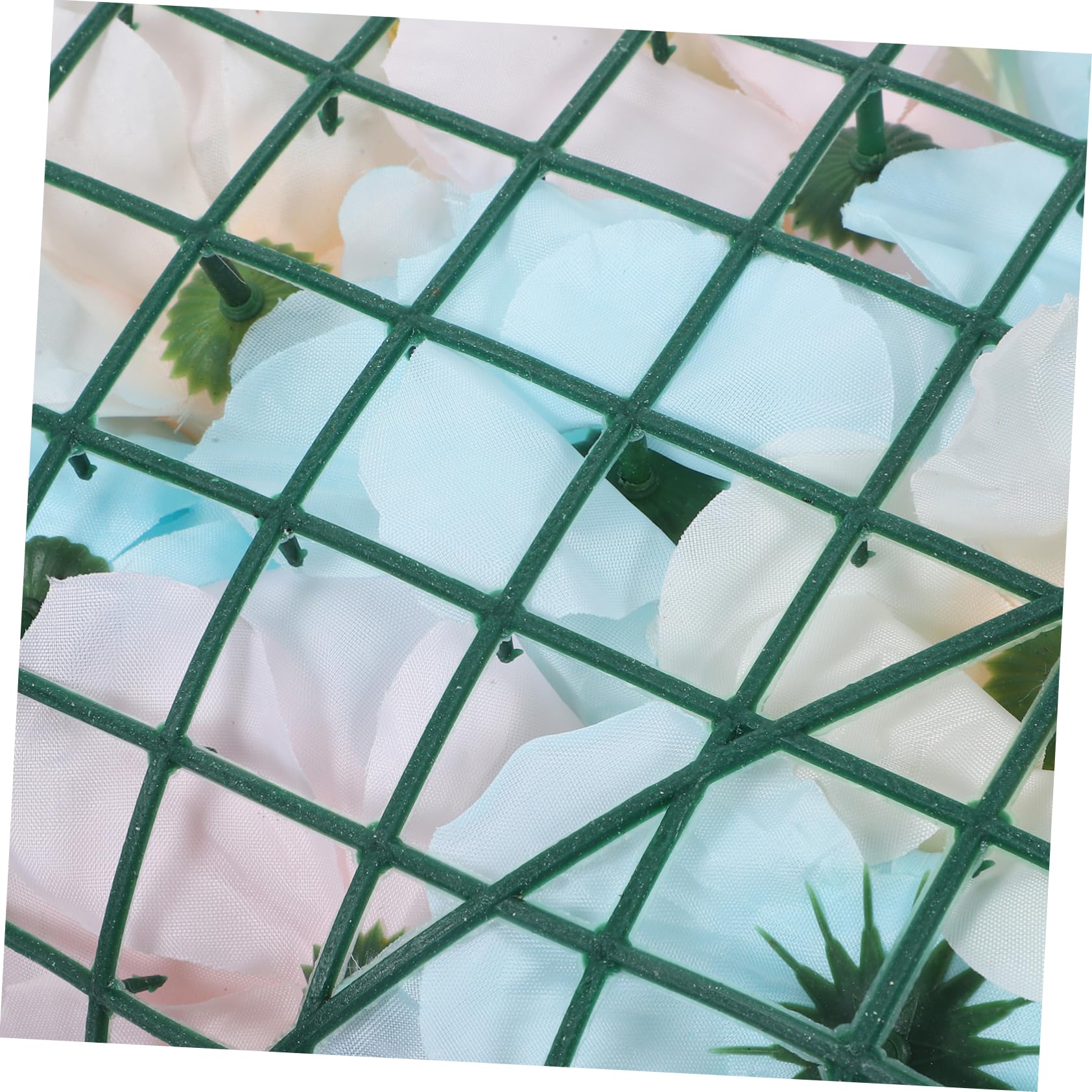 Amosfun Künstliche Rosen Blumenwand 40x60 cm aus PVC und Seidenstoff | Fotohintergrund für Hochzeit und Zuhause, Realistische Optik, Elegante Wanddekoration