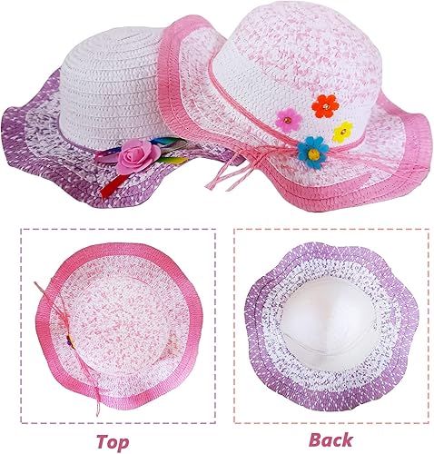 Miniatura 3 de 6 sombreros de fiesta de té para niñas en varios colores y estilos surtidos, sombreros para niñas, disfraz de princesa, suministros de fiesta de