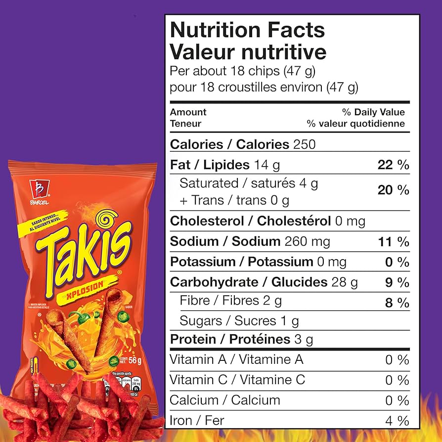 Amazon.com: Taki Xplosion Rolled Tortilla Chips, Pack of 6