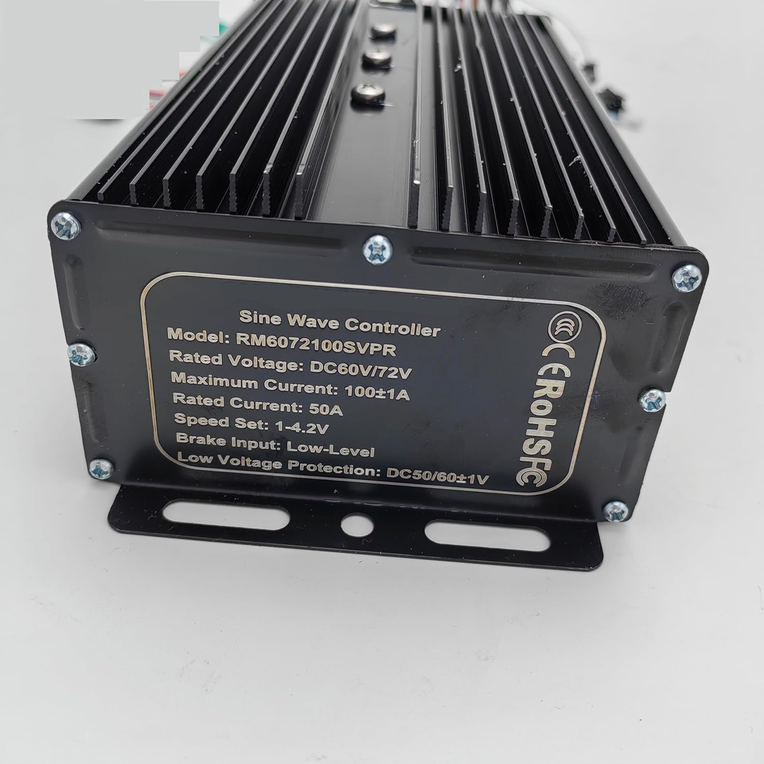 48V/60V/72V 3000W-5000W 100A Sine Wave eBike Controller, 24 MOSFET, with/Without LCD Display, with Regenerative Function