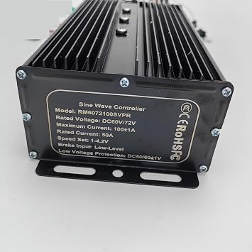 48V / 60V / 72V 3000W-5000W 100A Sine Wave eBike Controller ، 24 MOSFET ، مع / بدون شاشة LCD ، وظيفة تجديد
