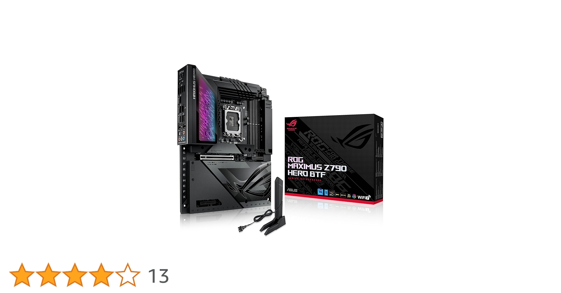ASUS ROG Maximus Z790 Hero BTF, LGA 1700 ATX Motherboard, Hidden ASUS ROG Maximus Z790 Hero BTF, LGA 1700 ATX Motherboard, Hidden