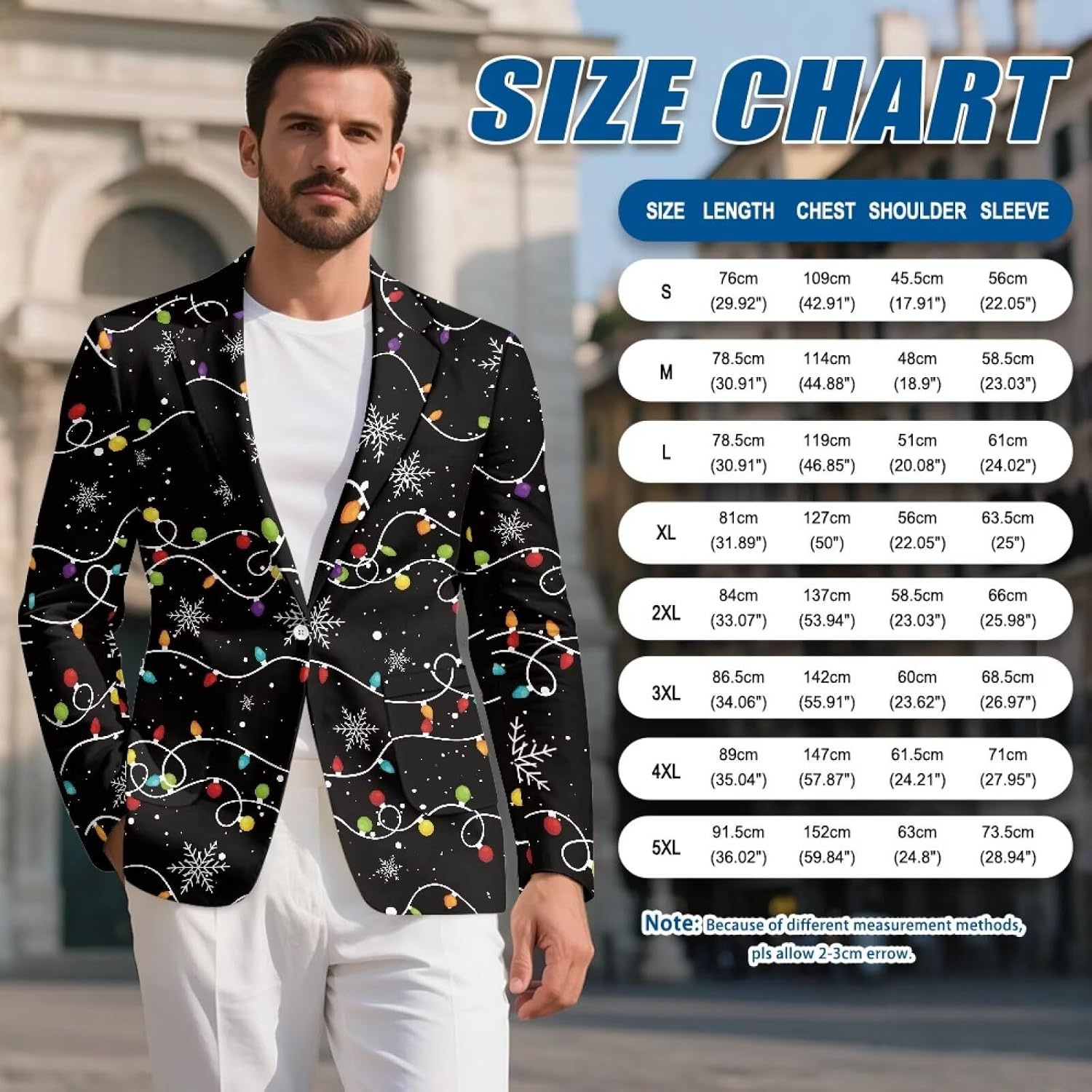 Men's Blazer Casual Lightweight Suit Jacket Loose Fit Business Sport Coat One Button Dress Blazer Party Banquet