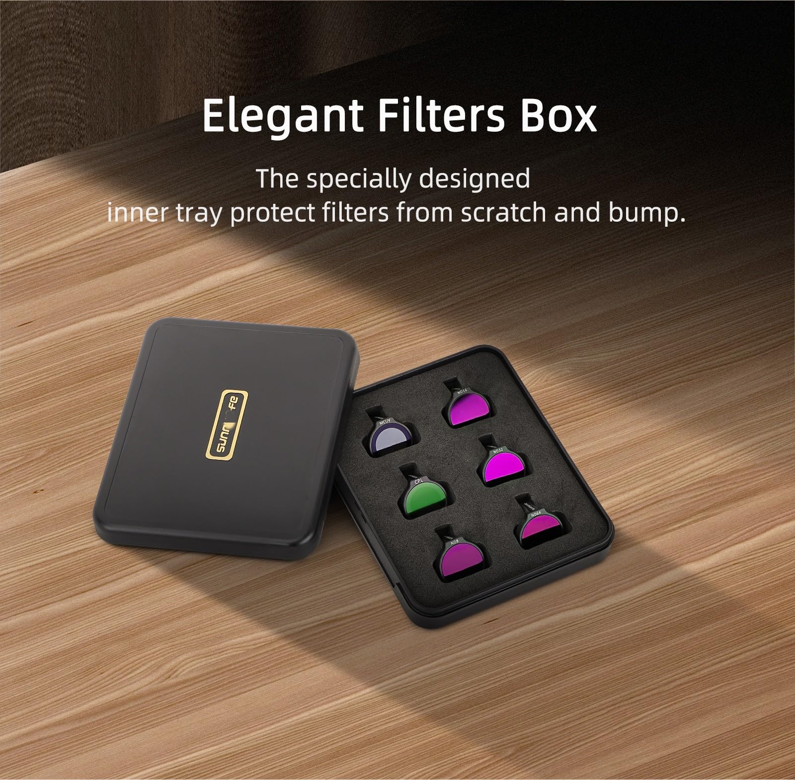 Filtro para dji Neo ND64 ND8 Juego de filtros Reducción de luz MCUV Cámara de Vuelo ND16 Marco Ultrafino Cristal óptico Drone Lente Filtro Accesorios (6-Piece Set)