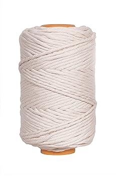 Amazon.com: Crafteza Macrame Cord 8mm X 150 yd (About 450 ft) | Made in ...