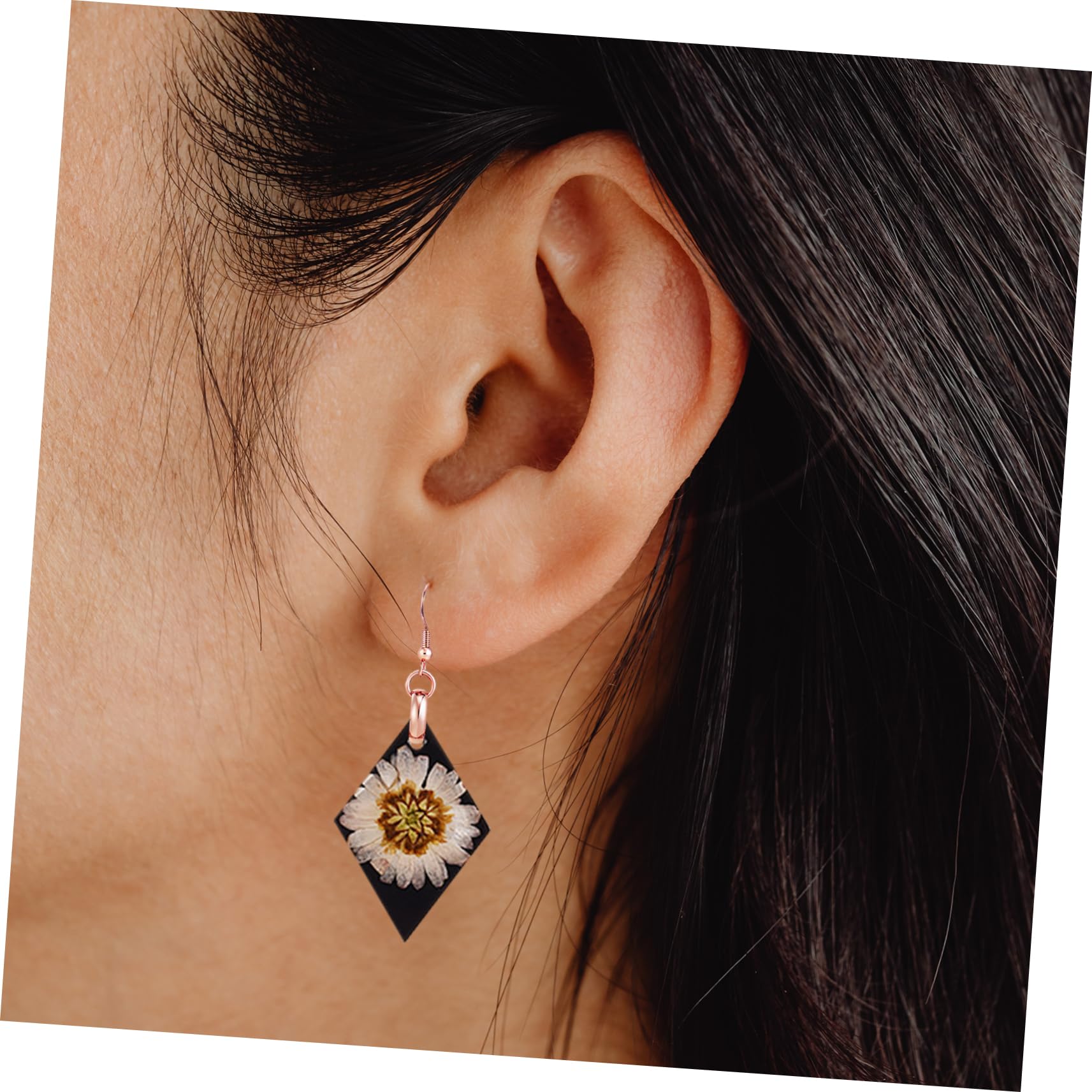 2 Bleu Moule pour boucles'oreilles en résine époxy, bricolage, lèvres