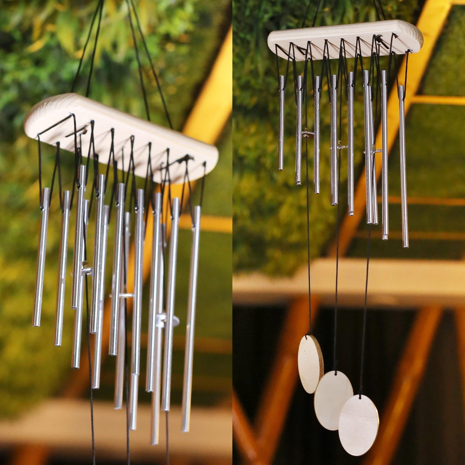 Wind Chimes for Home Positive Energy - Hanging Bells for Home Decoration and Balcony Decor with Melody Sound (14-Pipe)