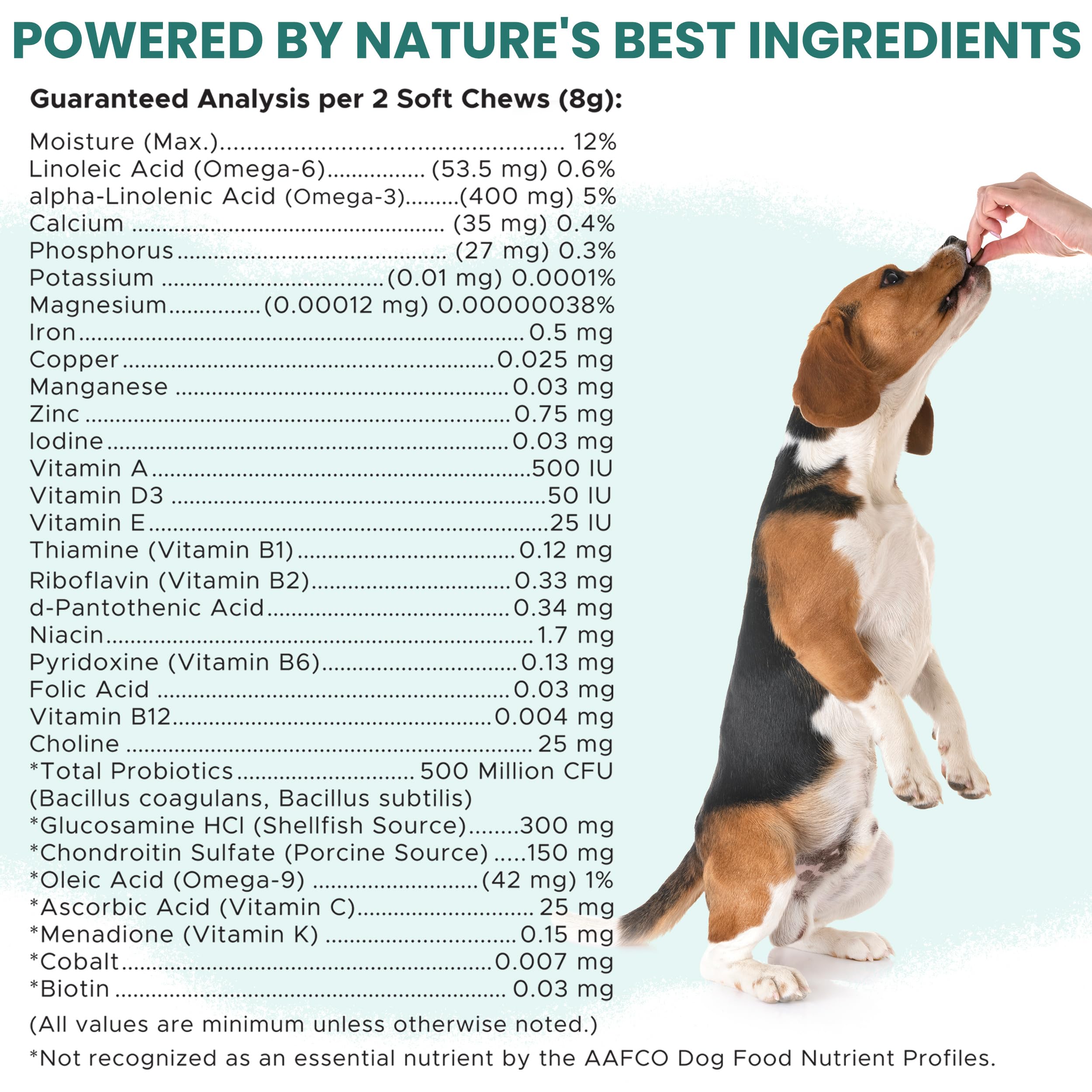 Dog Vitamins and Supplements, 12-in-1 Multivitamin 60 Ct - Puppy & Senior — Amazon image 3