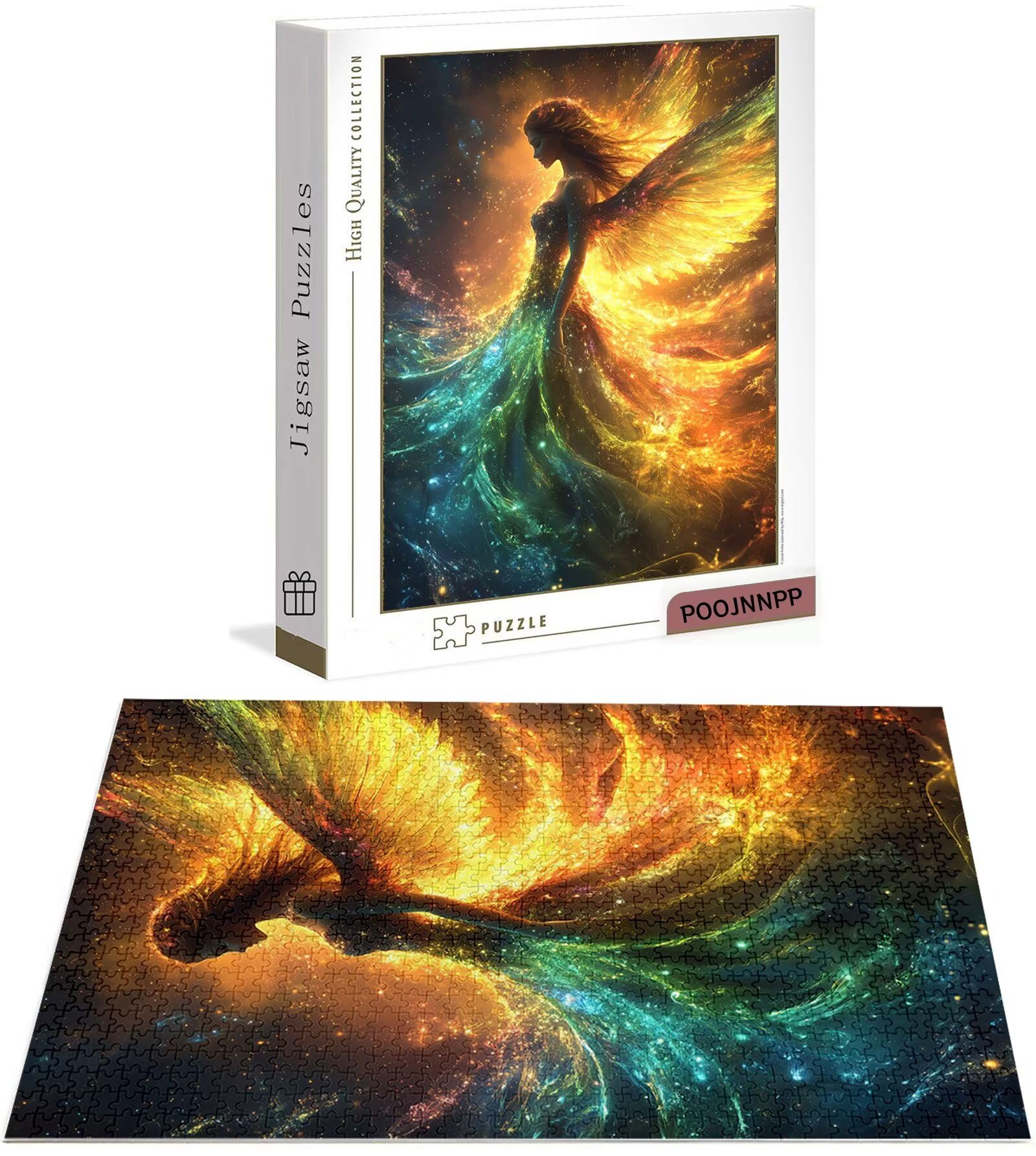 Puzzle 4000 Pezzi per Adulti e Ragazzi, 3 4 5 Anni Puzzle Sogno 6 7 8 Anni Giochi Educativi Sostenibili Con Motivi Per Adulti Da Gioco in Legno Di Alta Qualità Jigsaw Angelo per Gioco Familiare B-8134