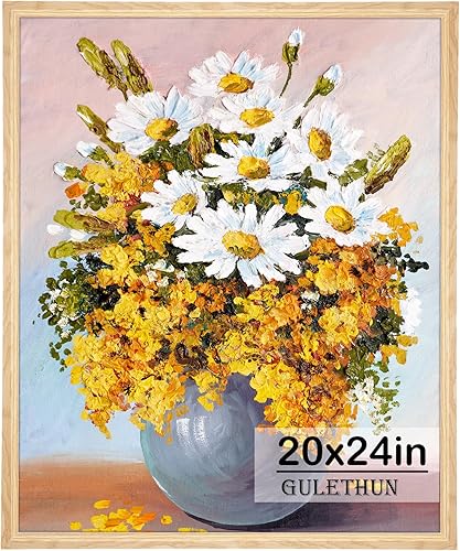 Vista 65 de GULETHUN Marco de fotos de 24 x 36 pulgadas, marco para póster blanco, decoración del hogar, marcos naturales de galería, formato horizontal