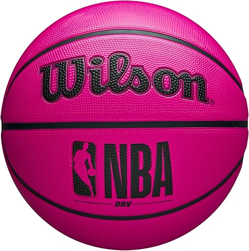 Wilson NBA DRV Outdoor Basketball with Pump Rosa