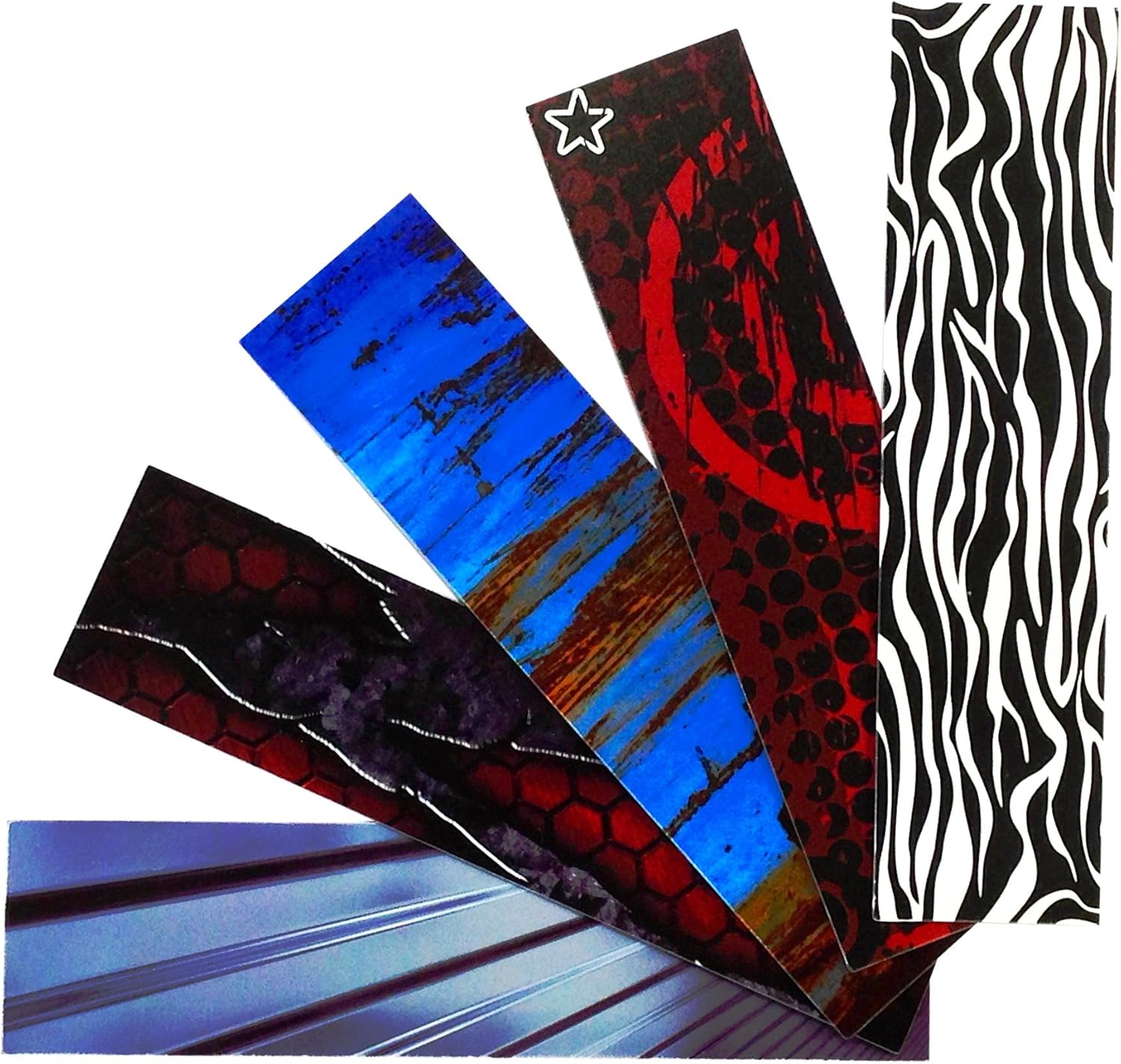 Pick-a-Palooza® Guitar Pick Pack Custom Strips For Your Guitar Pick Maker - Great Variety Of Strips For Making Guitar Picks With Any Pick Punch - Grunge