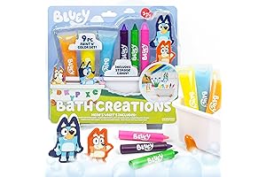 Bluey Bath Creations: 9-Piece Immersive Bathtime Adventure for Little Bluey Enthusiasts