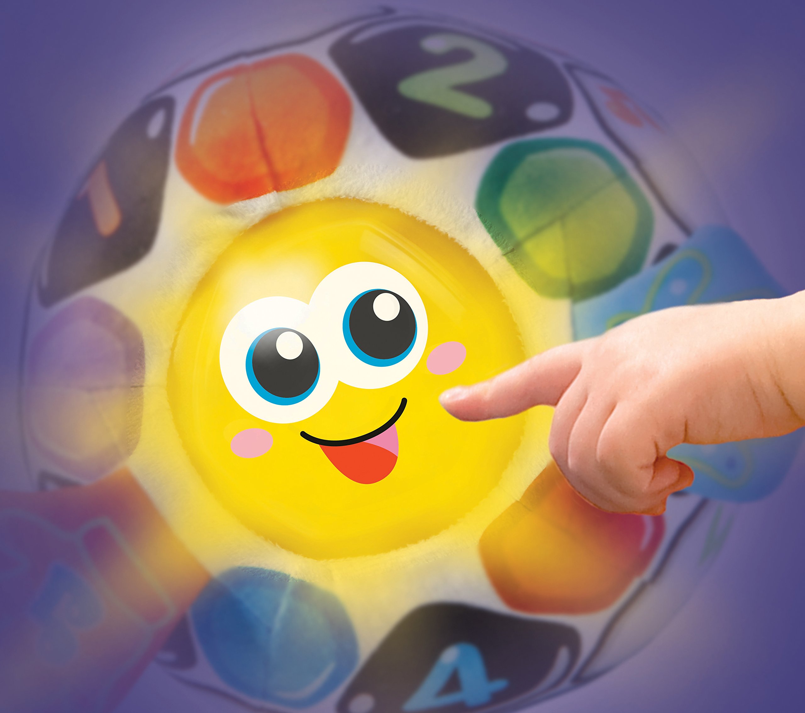 VTech Goal, Palla Interattiva, Gioco Educativo Bambino con Sensore di Movimento, Oltre 40 Canzoni e Suoni, Lavabile in Lavatrice, Palla Prime Scoperte, Lingua Italiana, Batterie Incluse, 6-36 Mesi