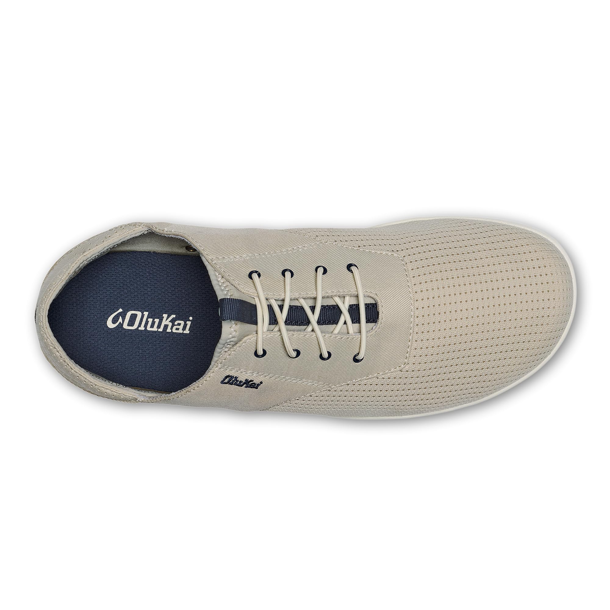 OLUKAI Nohea Moku Men's No Tie Boat Shoes, Breathable & Quick Dry Mesh, Effortless Design & Barefoot Wearability, All-Day Comfort & Support