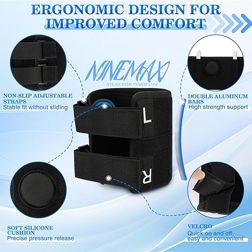 Miniatura 3 de NINEMAX Dispositivo de alivio del dolor de ciática para el dolor del nervio ciático, rodillera ciática para la parte inferior de la espalda y la