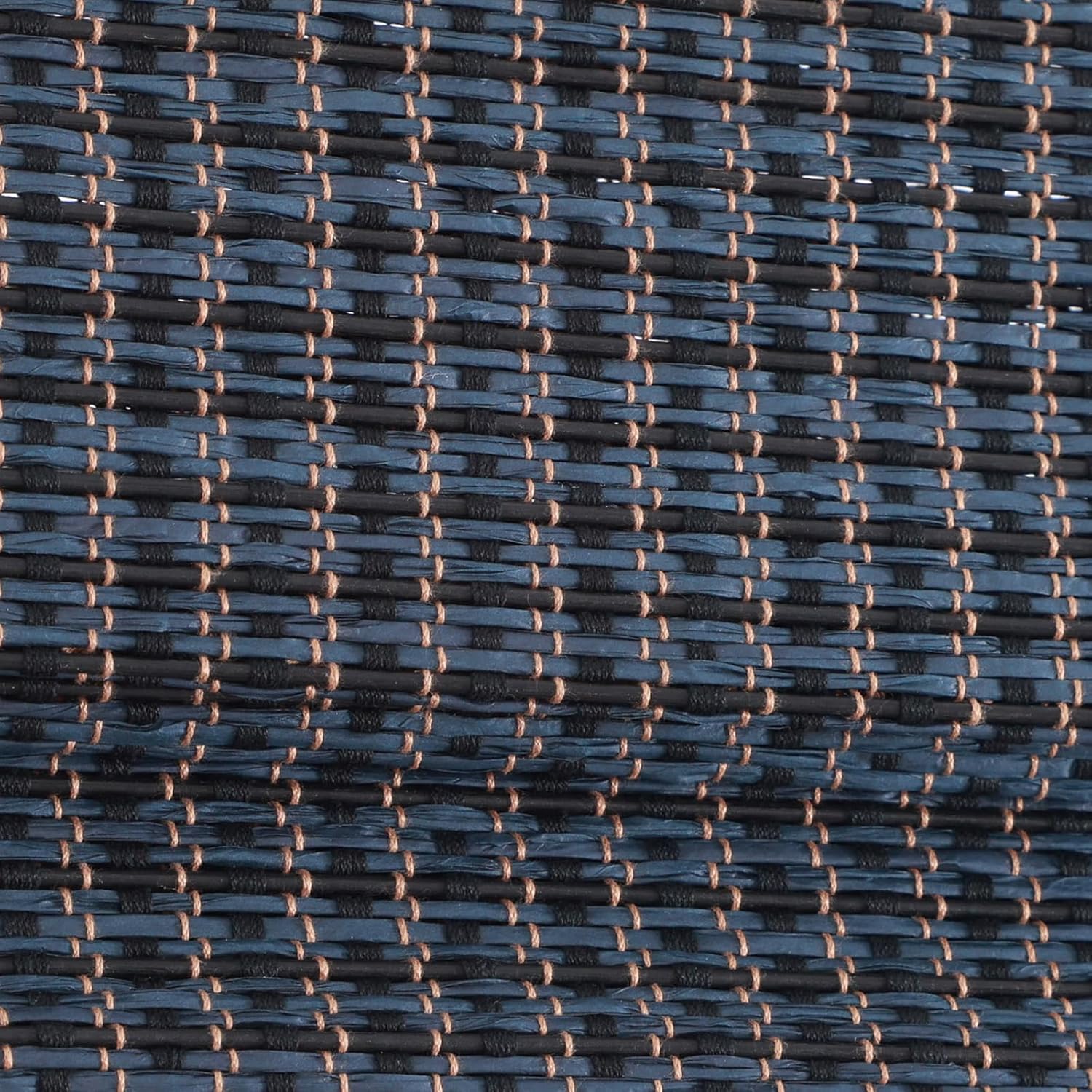 Linen Window Roman Shades, Navy Black, Cordless Light Filter/Sheer or Lined Blackout Window Blinds