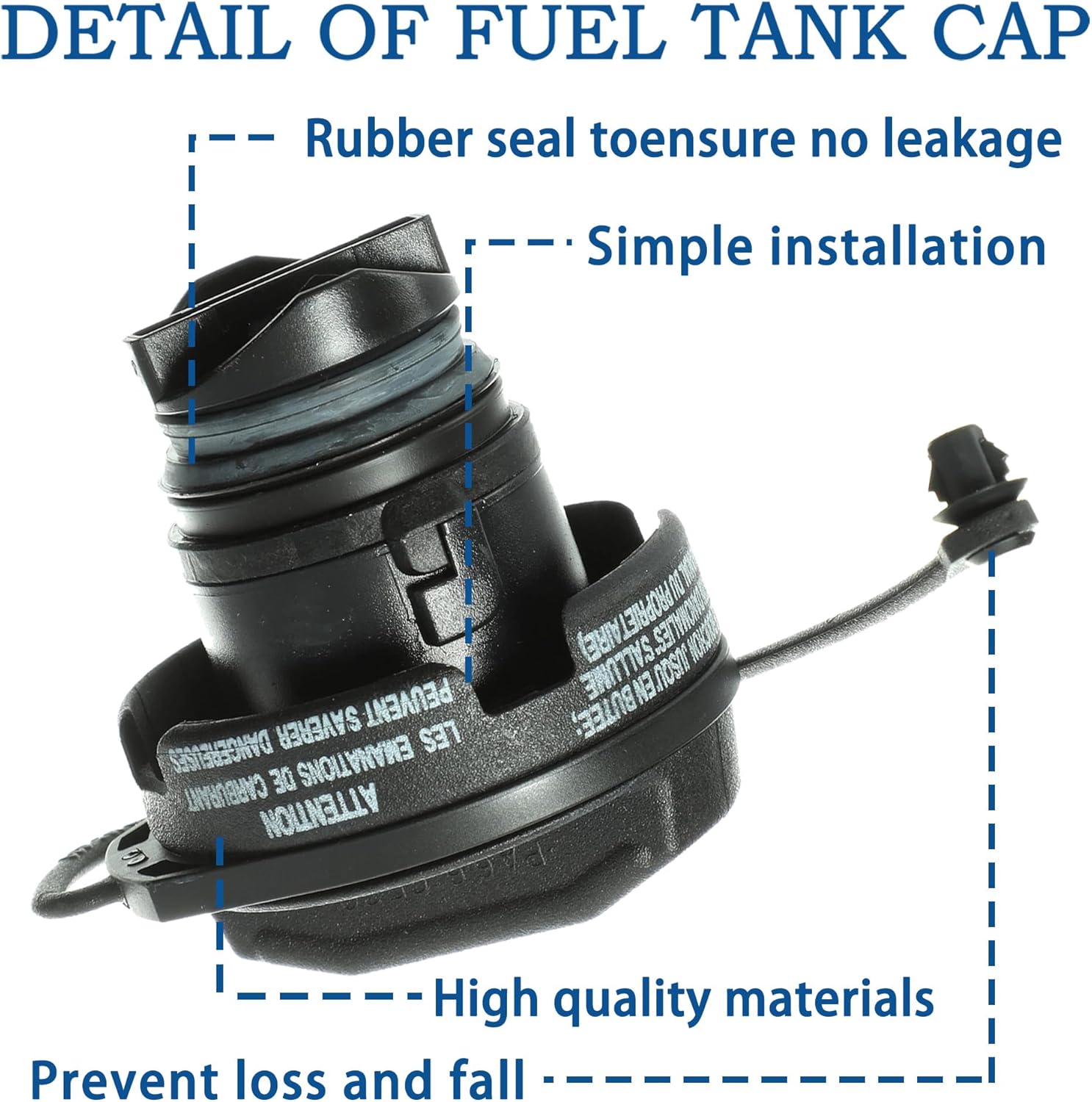 5C0201550E Gas Cap, Fuel Cap For Volkswagen Jetta 2011-2016 Genuine. Replaces# 7E0253059AS, 1J0201553N, 5C0-201-550E