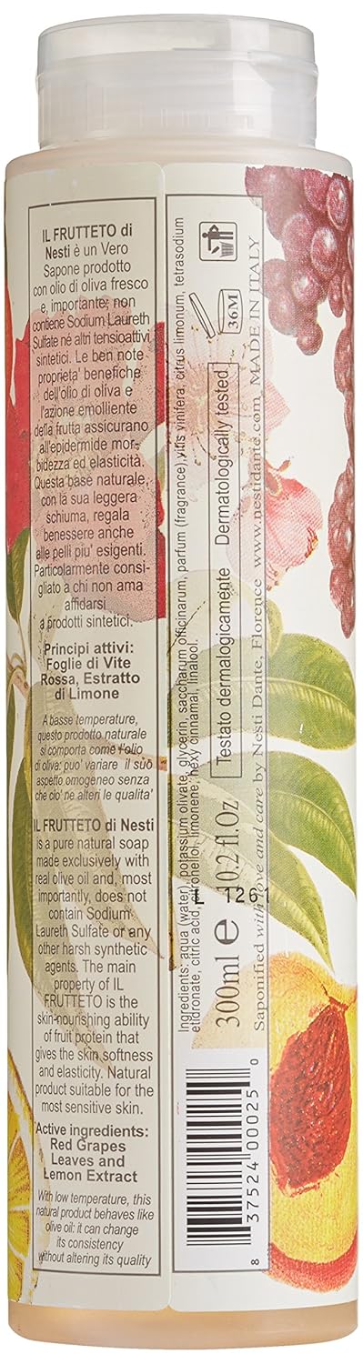 NESTI DANTE Il Frutteto, Natural Bath & Shower Gel 300 ml