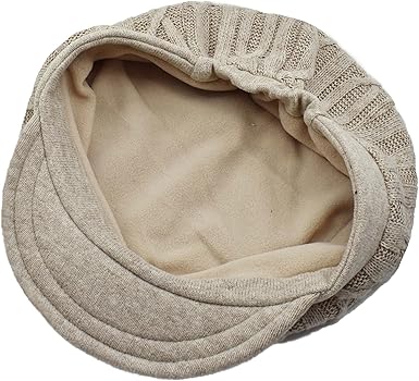 Berretto Con Visiera Di Seta E Cotone