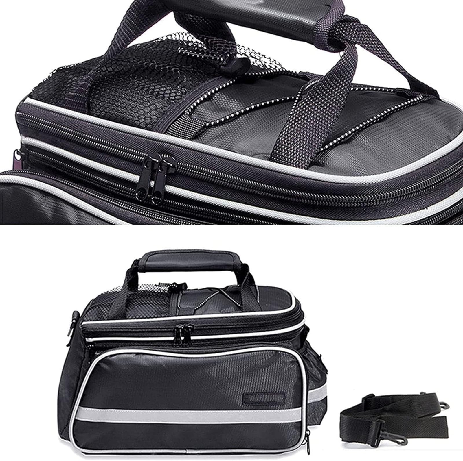 Bolsa portátil de primeros auxilios vacía, bolsa de enfermería con asa, bolsa para kits médicos de emergencia, para visitas a domicilio, atención sanitaria, cuidados paliativos, viajes(Blue)